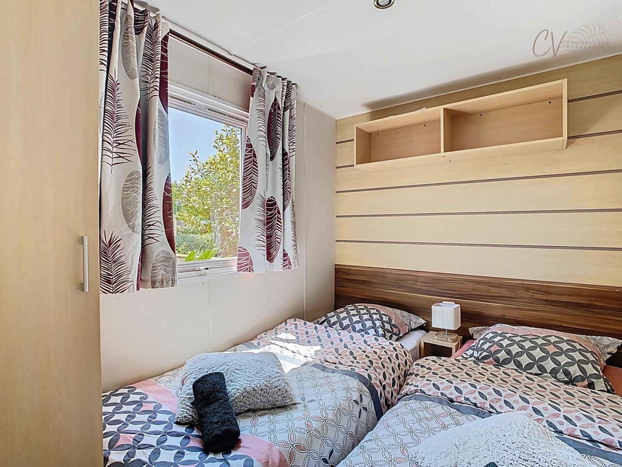 Grand Mobil Home 3Chbr 2Sdb Camping La Carabasse В'яс Екстер'єр фото